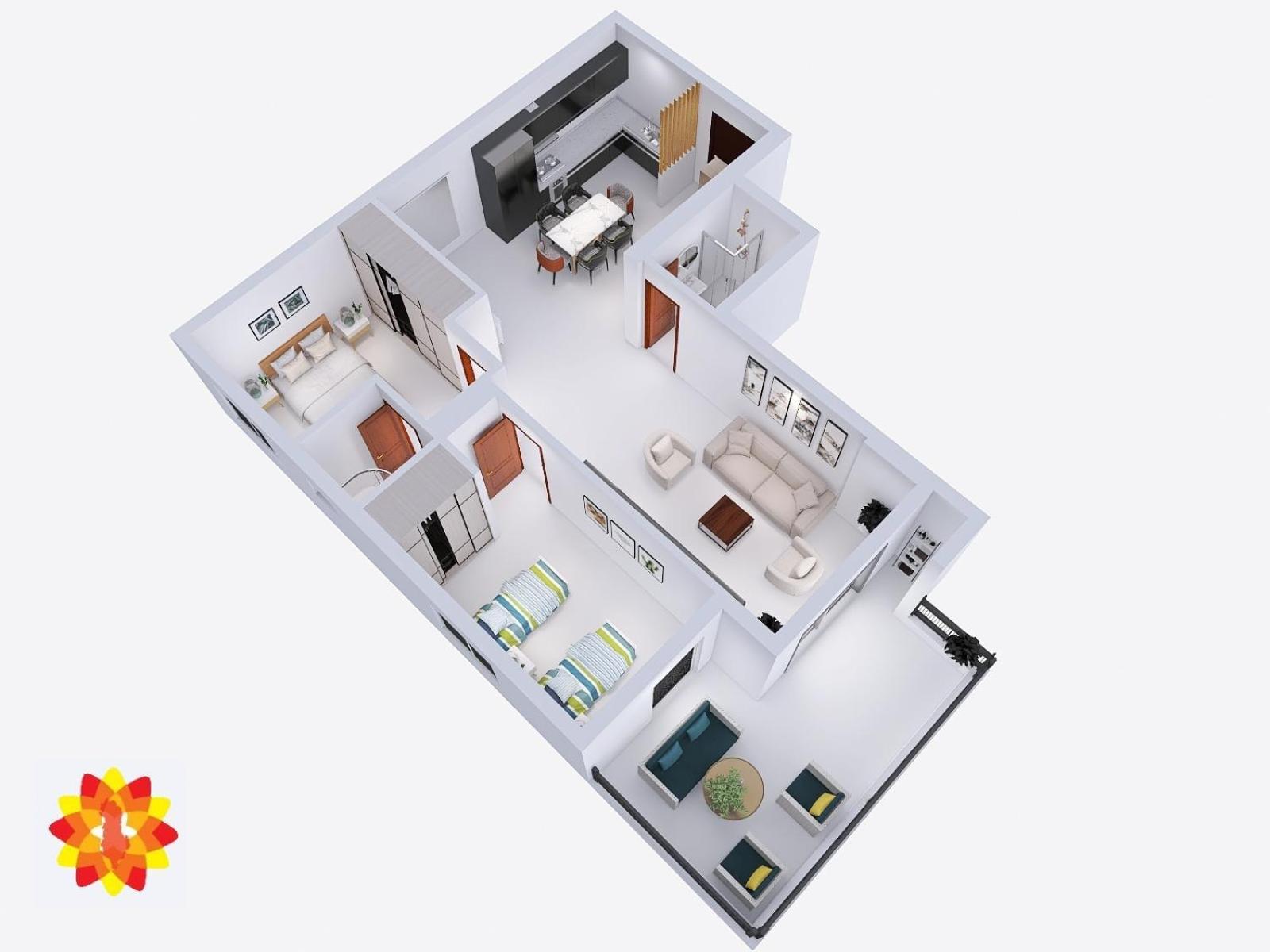ساراندا Design Sea View Apartment المظهر الخارجي الصورة